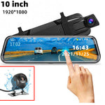 10” Mirror Dash Cam Front & Rear Dual Recording | Smart Car Accessories & Car Tech Gadgets