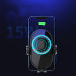 15W Wireless Car Charger Mount Fast Charging Phone Holder | Smart Car Accessories & Car Tech Gadgets