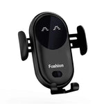 Infrared Sensor Car Wireless Charger Auto Clamping Phone Holder 10W Fast Charging 360° Car Mount for iPhone & Android