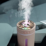 Wireless Car Humidifier RGB LED USB Diffuser 800mAh Rechargeable Cool Mist Air Purifier | Smart Car Accessories
