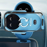 Infrared Sensor Car Wireless Charger Auto Clamping Phone Holder 10W Fast Charging 360° Car Mount for iPhone & Android