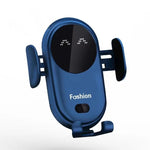 Infrared Sensor Car Wireless Charger Auto Clamping Phone Holder 10W Fast Charging 360° Car Mount for iPhone & Android