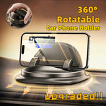 Universal Car Phone Holder Anti-Slip Dashboard Mount 360° Rotation Reusable Silicone Phone Stand for Safe Driving