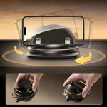 Universal Car Phone Holder Anti-Slip Dashboard Mount 360° Rotation Reusable Silicone Phone Stand for Safe Driving
