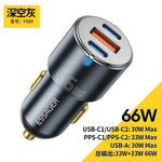 100W Fast Car Charger Dual Port USB-C & USB-A | Smart Car Accessories & Car Tech Gadgets